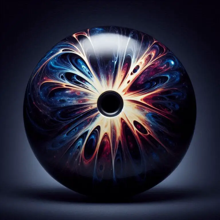 Size 8 bowling ball cosmic galaxy design